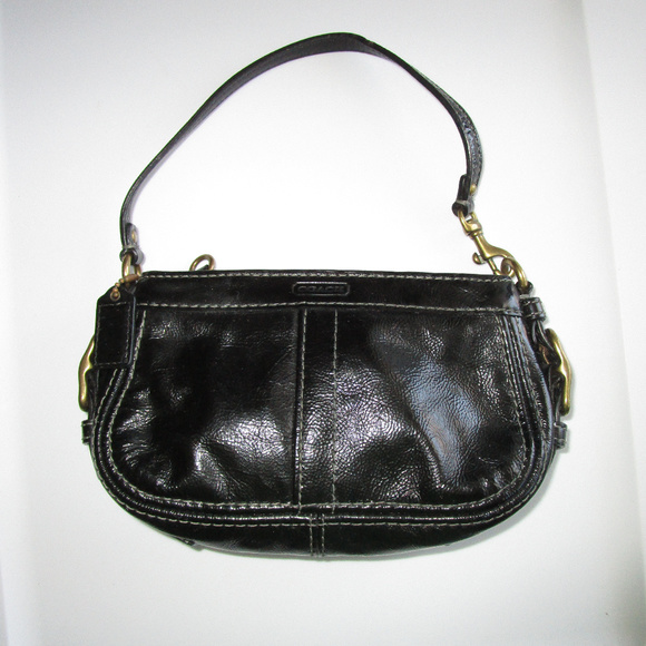 Coach Handbags - Coach Mini Patent Leather Purse Wristlet